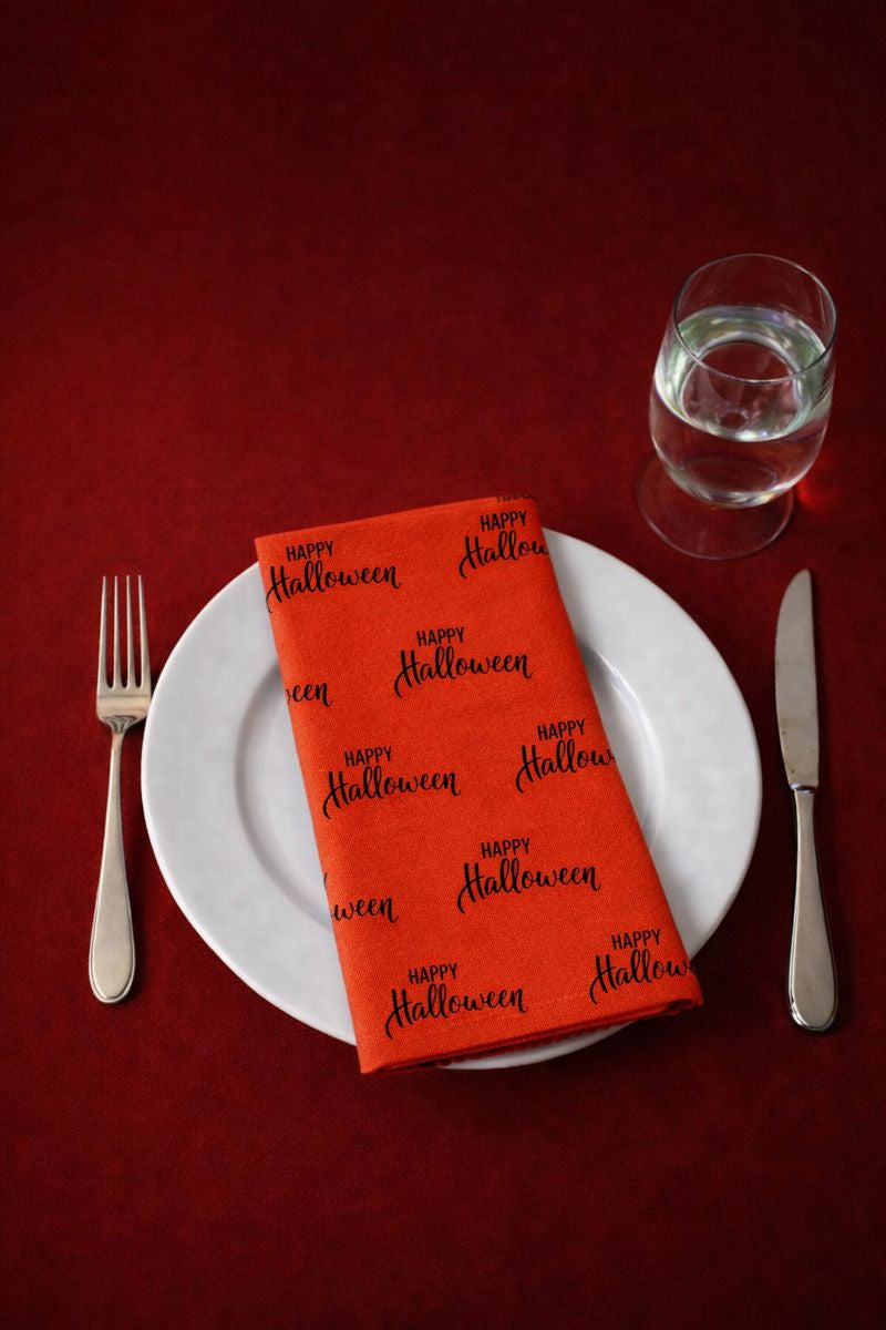 Hello October  - Dinner Napkin