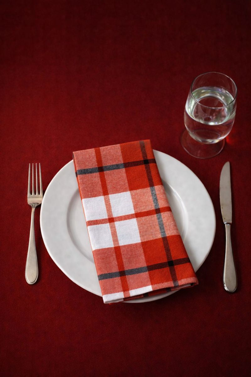 Fireside Check - Dinner Napkin