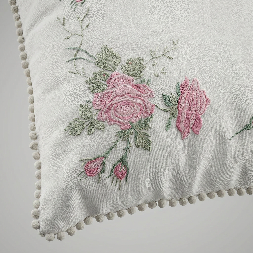 Cherished Rose Toss Pillow